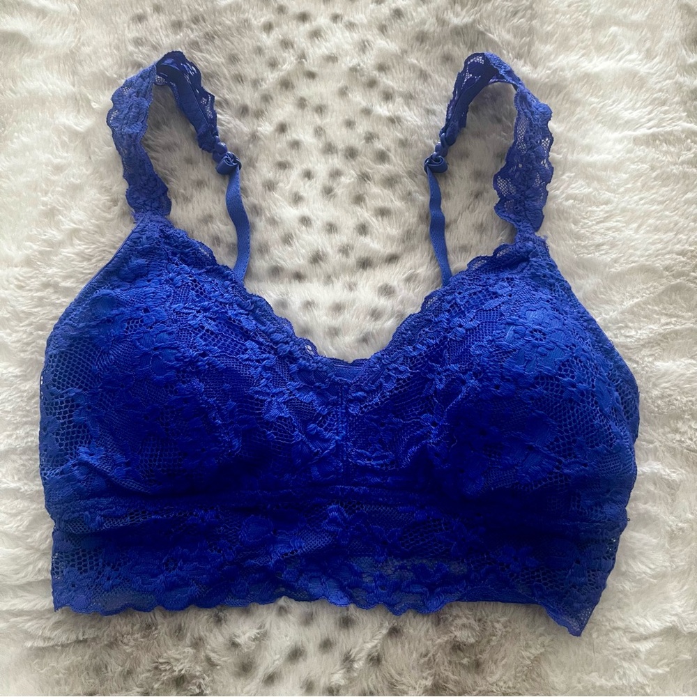 Lace Bralette in Blue